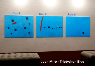Joan Miró - Triptychon Blue